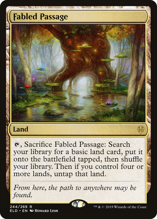 Fabled Passage [Throne of Eldraine] Foil