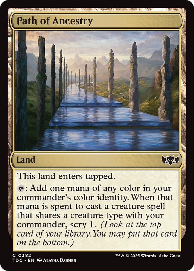 Path of Ancestry (382) - Commander: Tarkir: Dragonstorm