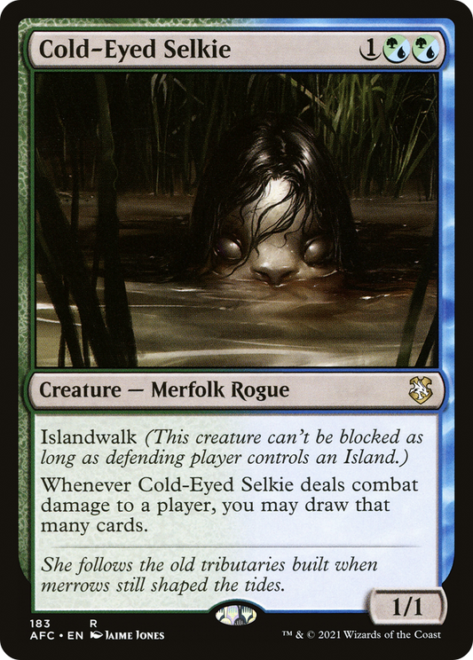 Cold-Eyed Selkie [Dungeons & Dragons: Adventures in the Forgotten Realms Commander]