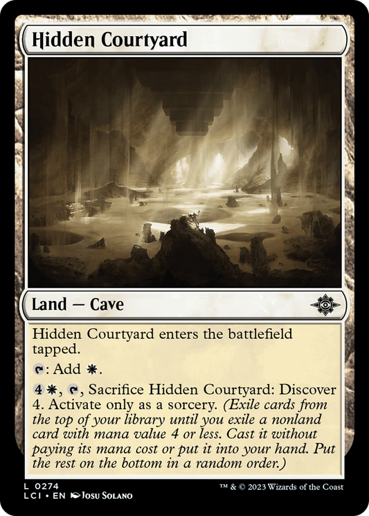 Hidden Courtyard [The Lost Caverns of Ixalan] Foil