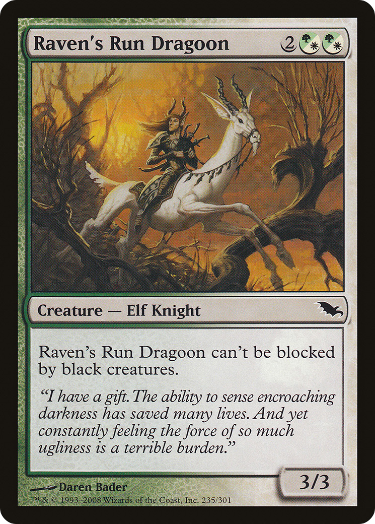 Raven's Run Dragoon [Shadowmoor] Foil