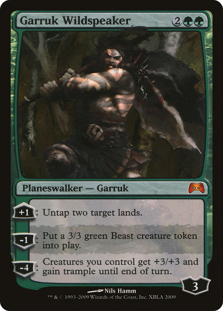 Garruk Wildspeaker (Duels of the Planeswalkers Promos) [Duels of the Planeswalkers Promos 2009] | Silver Goblin