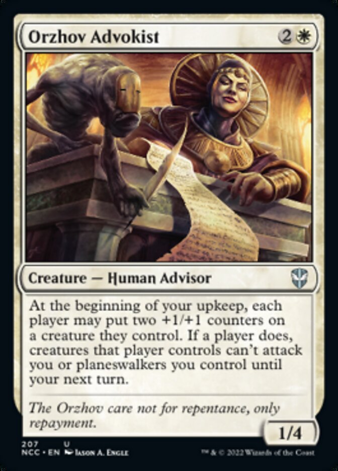 Orzhov Advokist [Streets of New Capenna Commander] | Silver Goblin