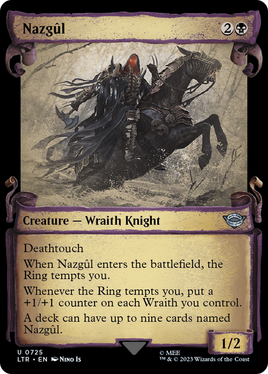Nazgul (0725) [The Lord of the Rings: Tales of Middle-Earth Showcase Scrolls] Foil