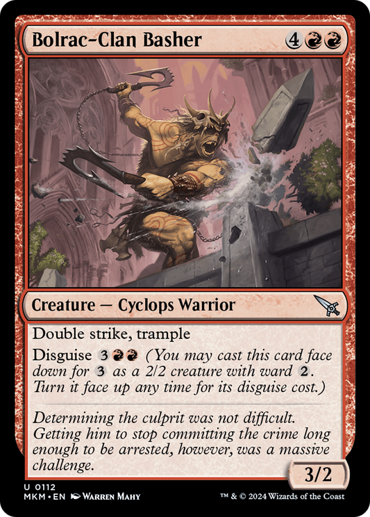 Bolrac-Clan Basher [Murders at Karlov Manor] Foil