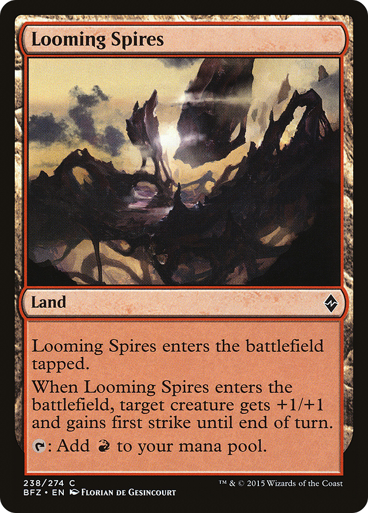 Looming Spires [Battle for Zendikar] Foil