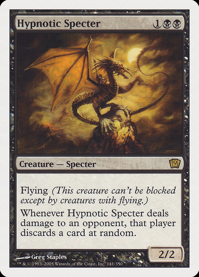 Hypnotic Specter (9th Edition) (Oversized) [Oversize Cards] | Silver Goblin