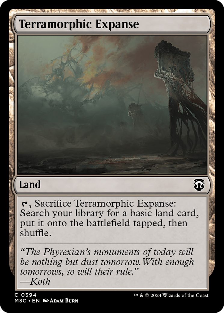 Terramorphic Expanse [Modern Horizons 3 Commander] | Silver Goblin