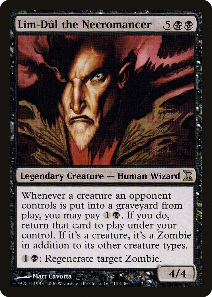 Lim-Dûl the Necromancer (114) Foil - Time Spiral