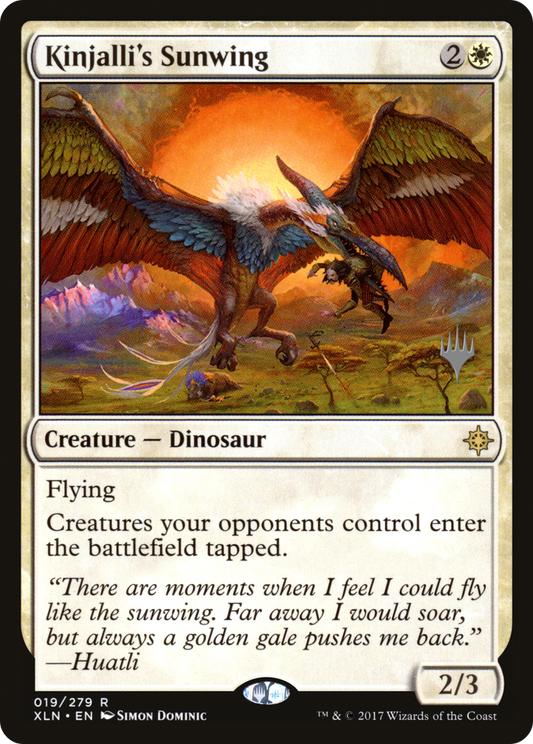 Kinjalli's Sunwing (Promo Pack) [Ixalan Promos] Foil