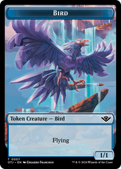 Treasure // Bird Double-Sided Token [Outlaws of Thunder Junction Tokens] | Silver Goblin