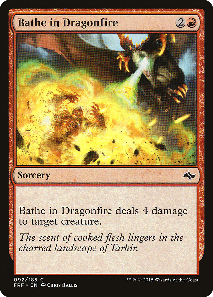 Bathe in Dragonfire [Fate Reforged] Foil