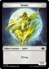 Treasure // Spirit Double-Sided Token [Outlaws of Thunder Junction Tokens] | Silver Goblin