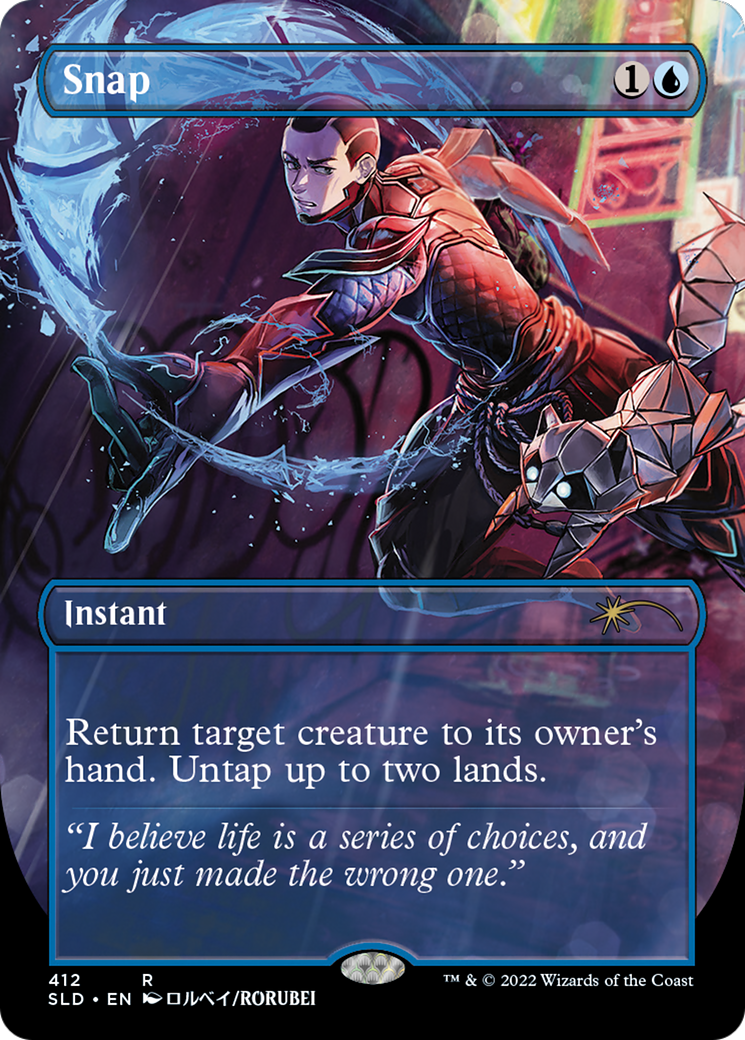Snap (Borderless) [Secret Lair Drop Series] Foil