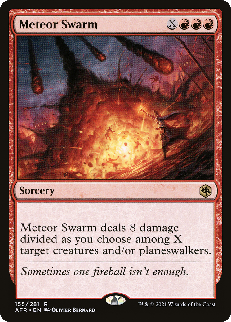 Meteor Swarm (155) Foil - Adventures in the Forgotten Realms