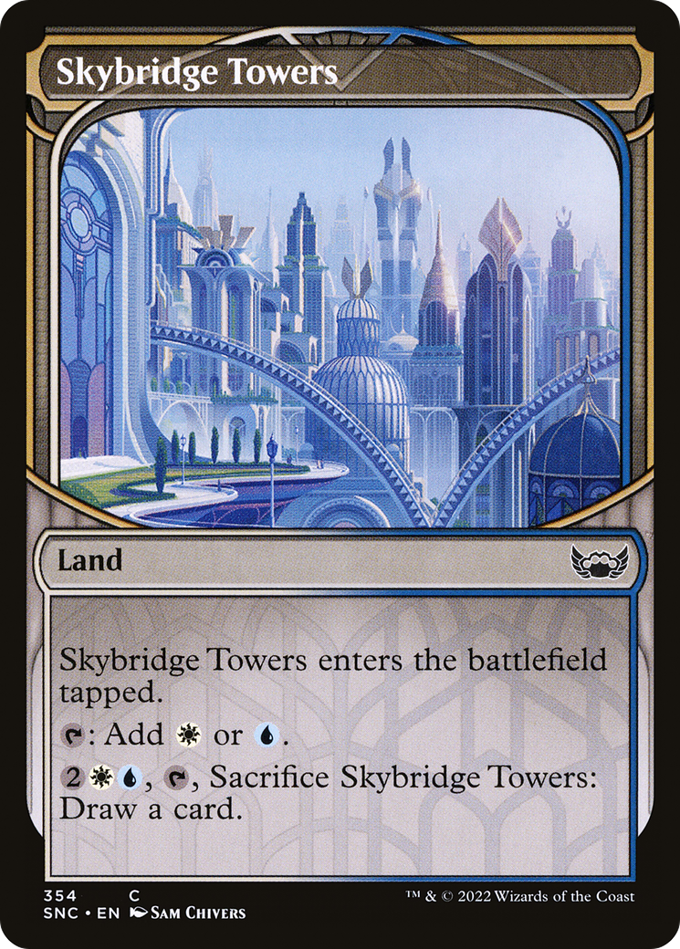 Skybridge Towers (Showcase) (354) Foil - Streets of New Capenna