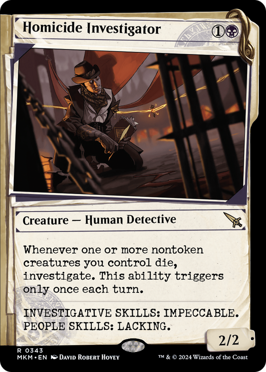 Homicide Investigator (Showcase) [Murders at Karlov Manor] Foil