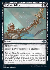 Sudden Edict (Sketch) [Modern Horizons 2] | Silver Goblin