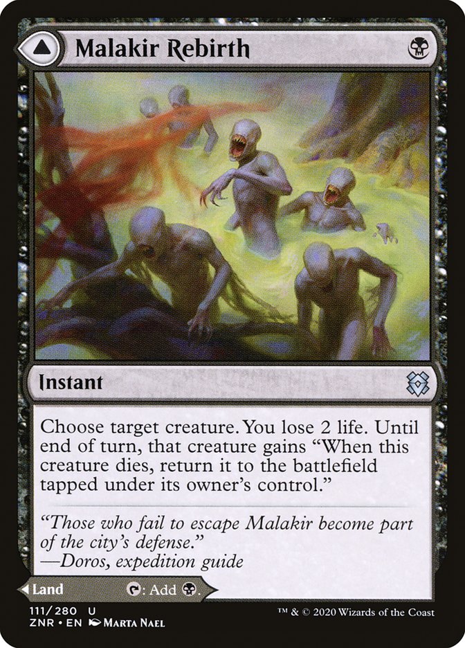 Malakir Rebirth // Malakir Mire [Zendikar Rising] Foil