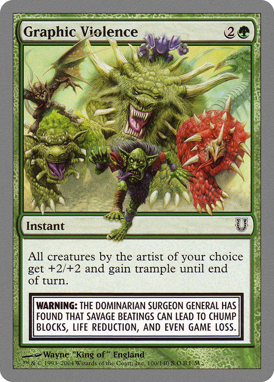 Graphic Violence [Unhinged] Foil
