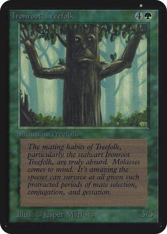 Ironroot Treefolk [Alpha Edition]