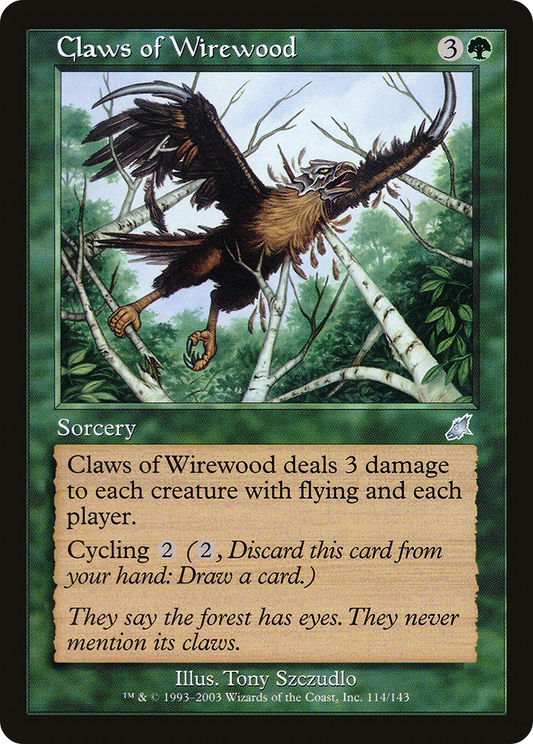 Claws of Wirewood [Scourge] Foil