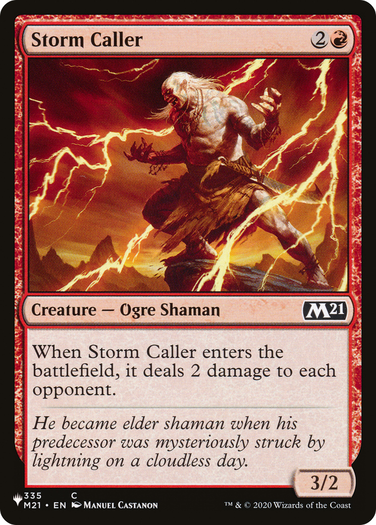 Storm Caller [The List Reprints] | Silver Goblin