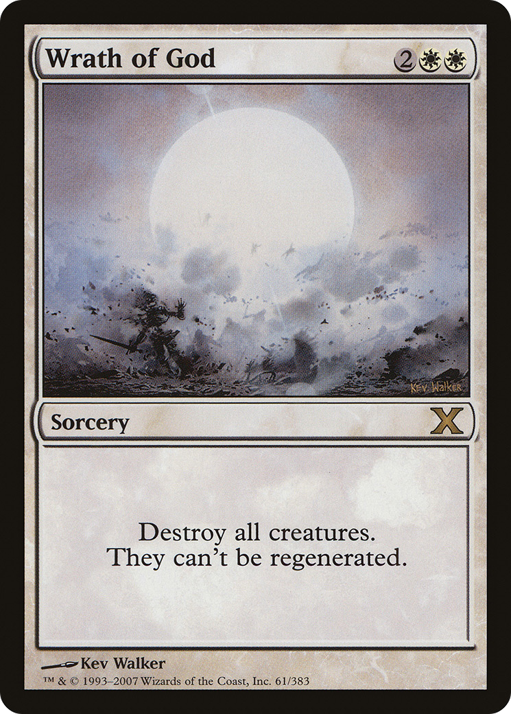Wrath of God [Tenth Edition] Foil