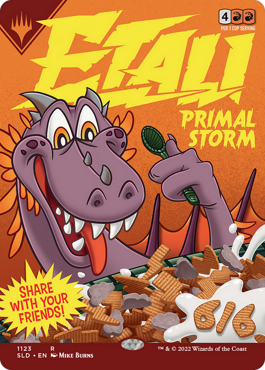 Etali, Primal Storm (Borderless) [Secret Lair Drop Series] Foil
