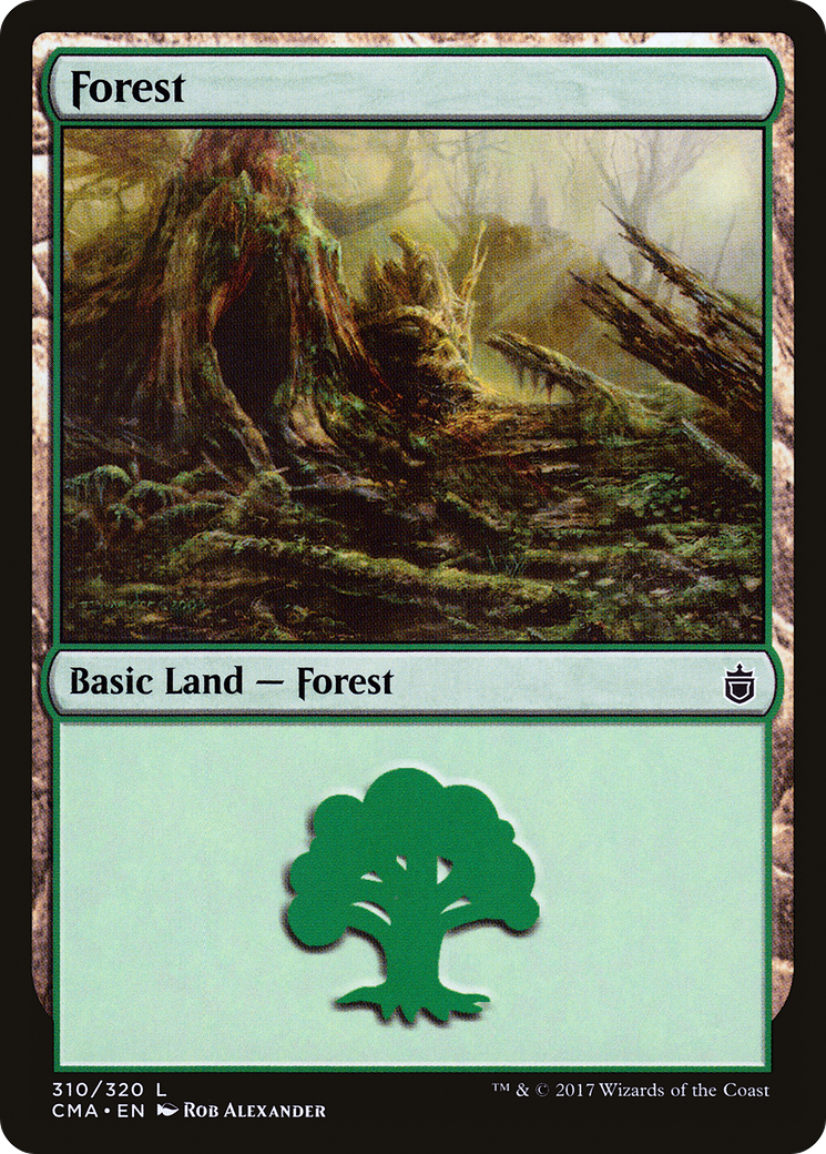 Forest (310) [Commander Anthology] | Silver Goblin