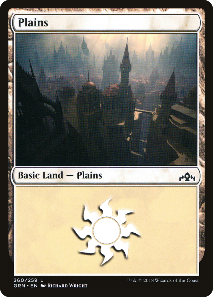 Plains (260) [Guilds of Ravnica] Foil