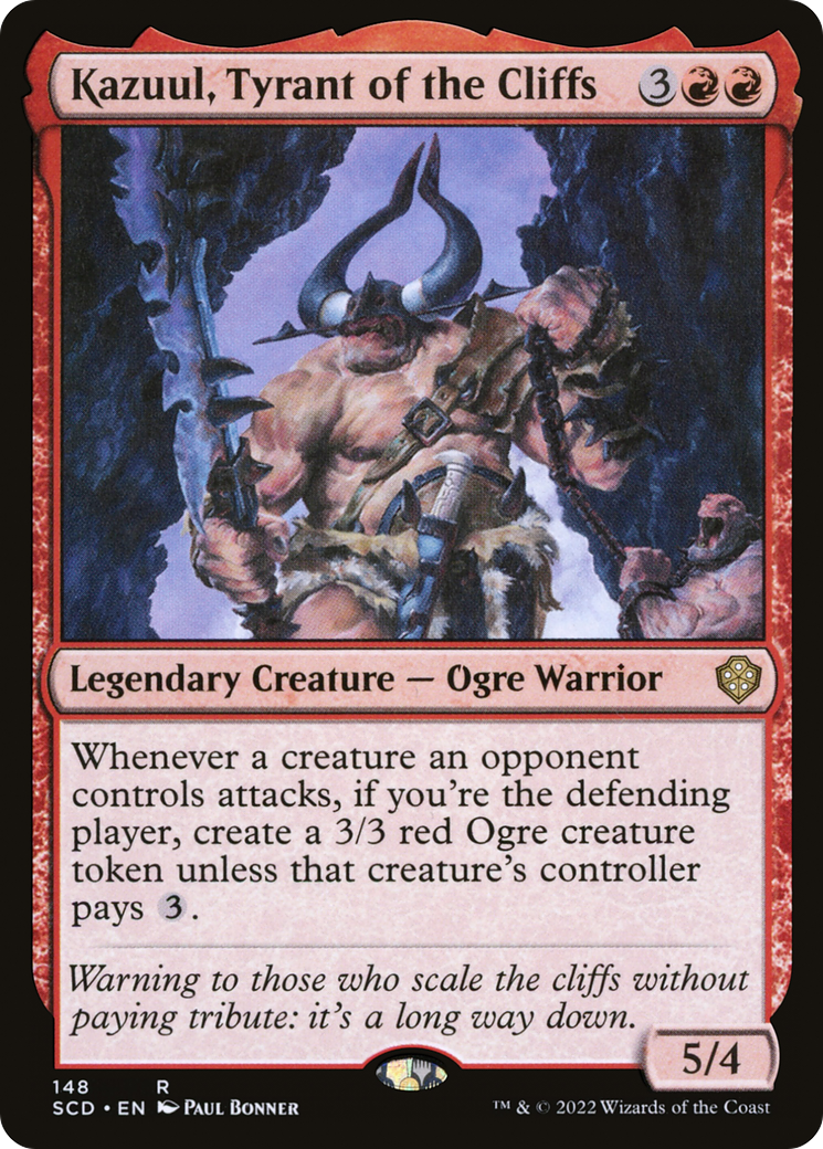 Kazuul, Tyrant of the Cliffs (148) - Starter Commander Decks