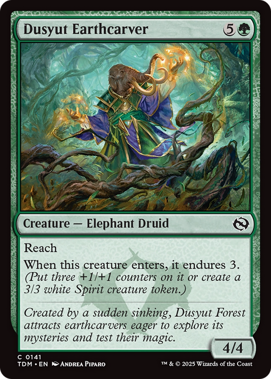 Dusyut Earthcarver Foil (141) - Tarkir: Dragonstorm
