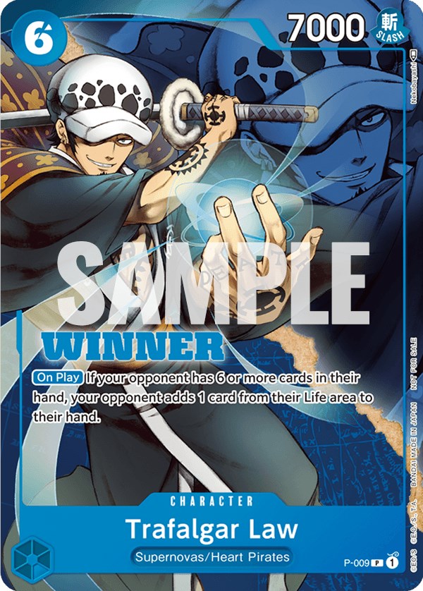Trafalgar Law (P-009) (Winner Pack Vol. 1) [One Piece Promotion Cards] | Silver Goblin