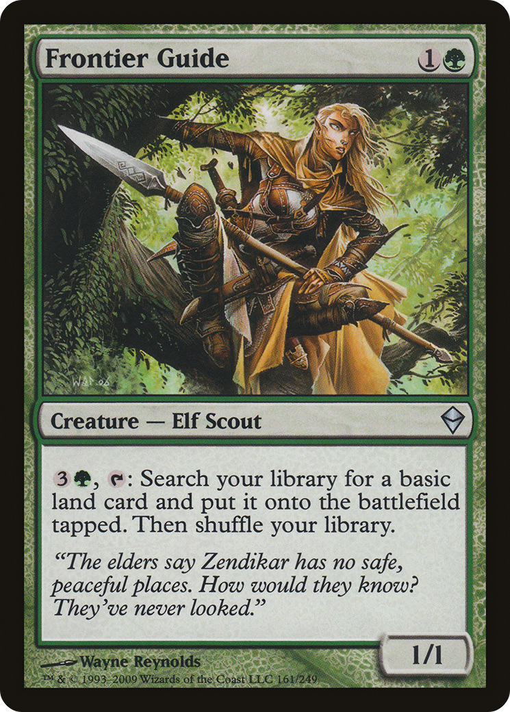 Frontier Guide [Zendikar] Foil