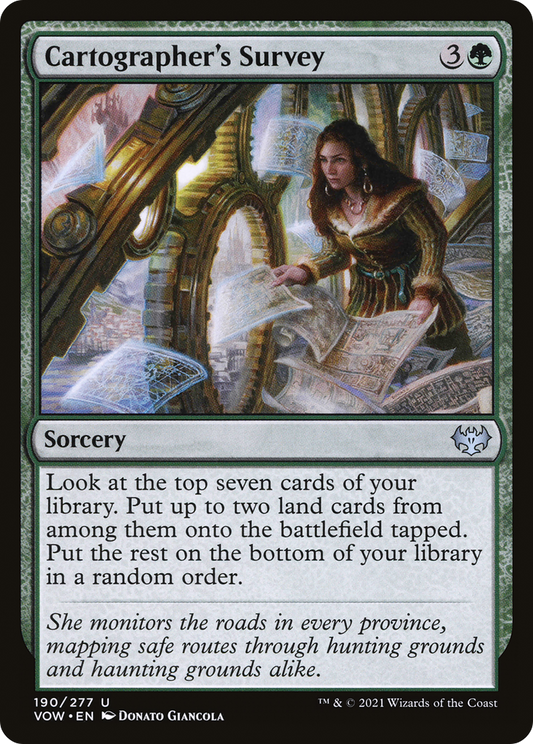 Cartographer's Survey [Innistrad: Crimson Vow] Foil