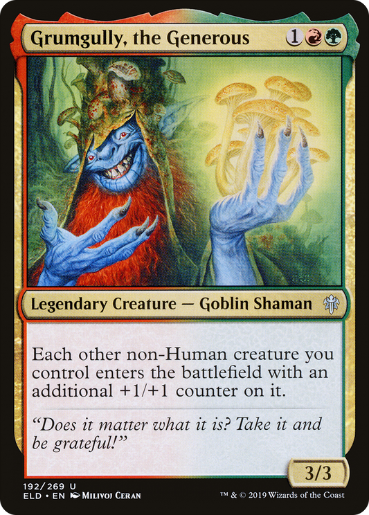 Grumgully, the Generous [Throne of Eldraine] Foil