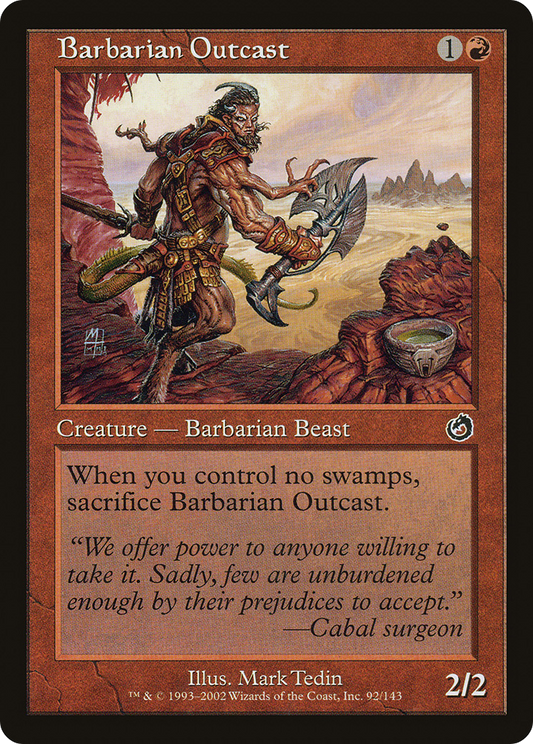 Barbarian Outcast [Torment] Foil
