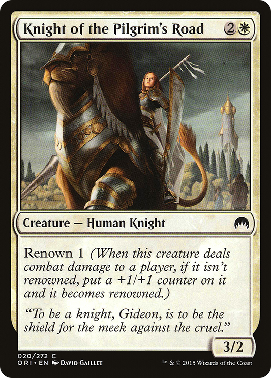 Knight of the Pilgrim's Road [Magic Origins] Foil