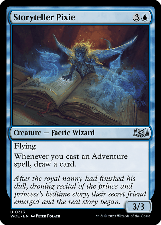 Storyteller Pixie [Wilds of Eldraine] Foil