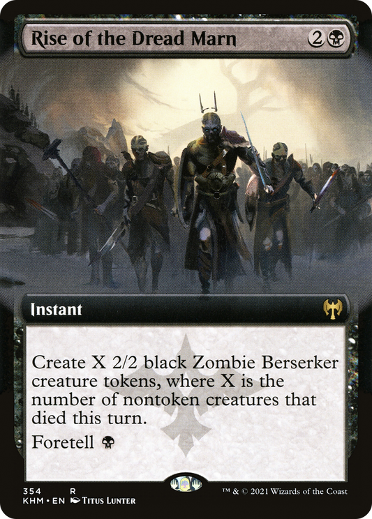 Rise of the Dread Marn (Extended Art) [Kaldheim] Foil