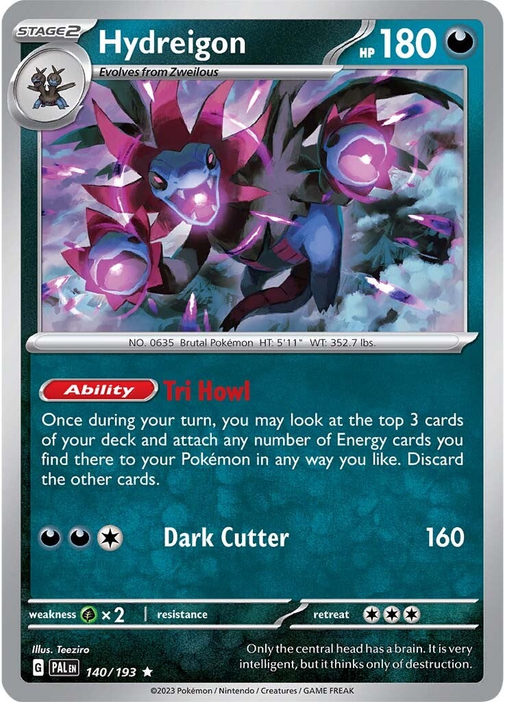 Hydreigon (140/193) [Scarlet & Violet: Paldea Evolved] | Silver Goblin