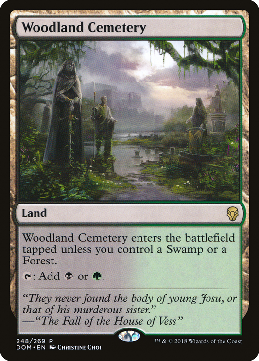 Woodland Cemetery [Dominaria] Foil
