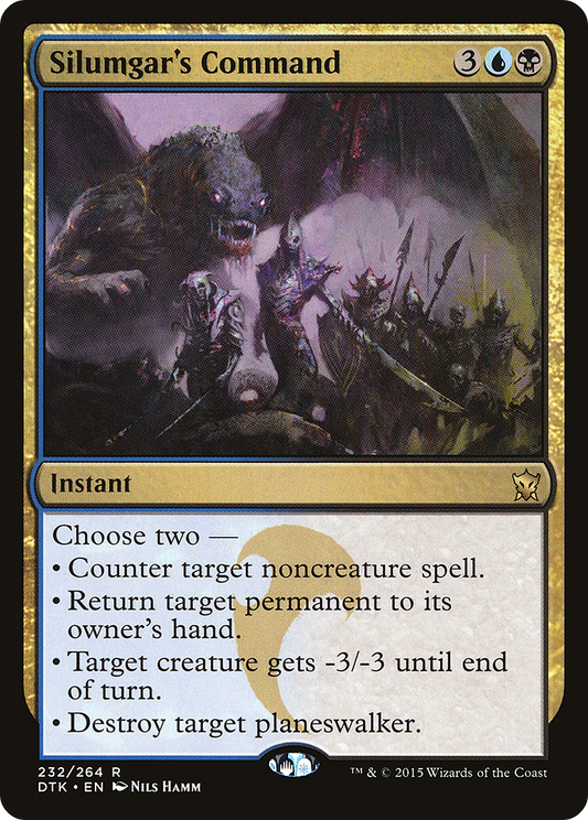 Silumgar's Command [Dragons of Tarkir] Foil