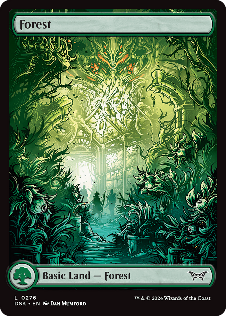 Forest (276) - Full Art [Duskmourn: House of Horror] Foil