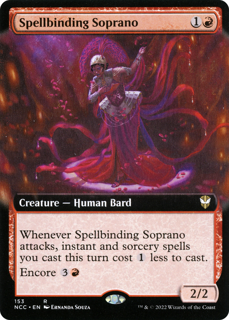 Spellbinding Soprano (Extended Art) [Streets of New Capenna Commander] | Silver Goblin