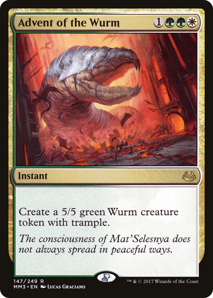 Advent of the Wurm [Modern Masters 2017] Foil