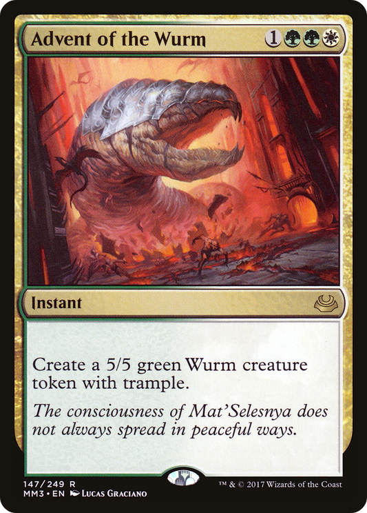 Advent of the Wurm [Modern Masters 2017] Foil