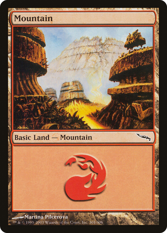 Mountain (301) [Mirrodin] Foil