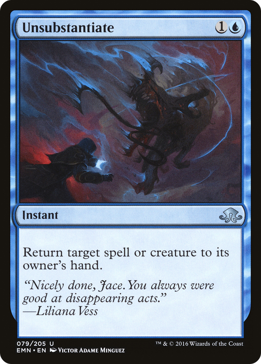 Unsubstantiate [Eldritch Moon]